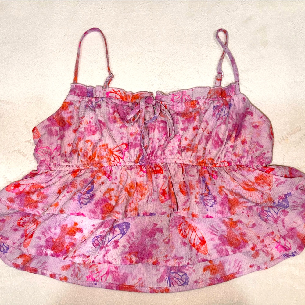 Wild fable pink butterfly tank